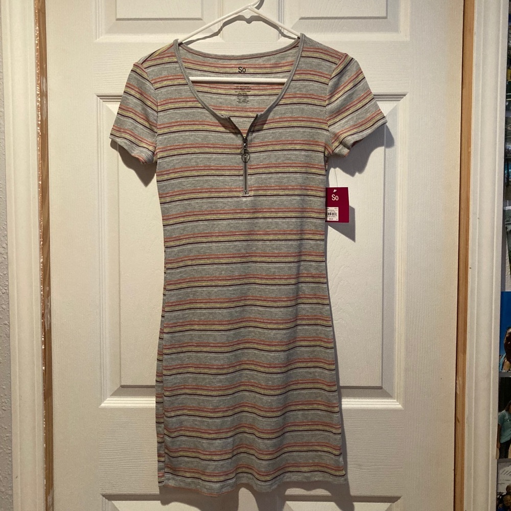 striped dress